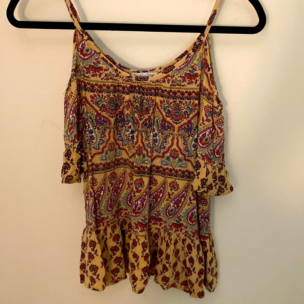Patrons of Peace flowy tank top